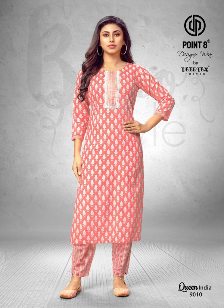 Deeptex Queen India Vol 9 Printed Kurti wholesaler