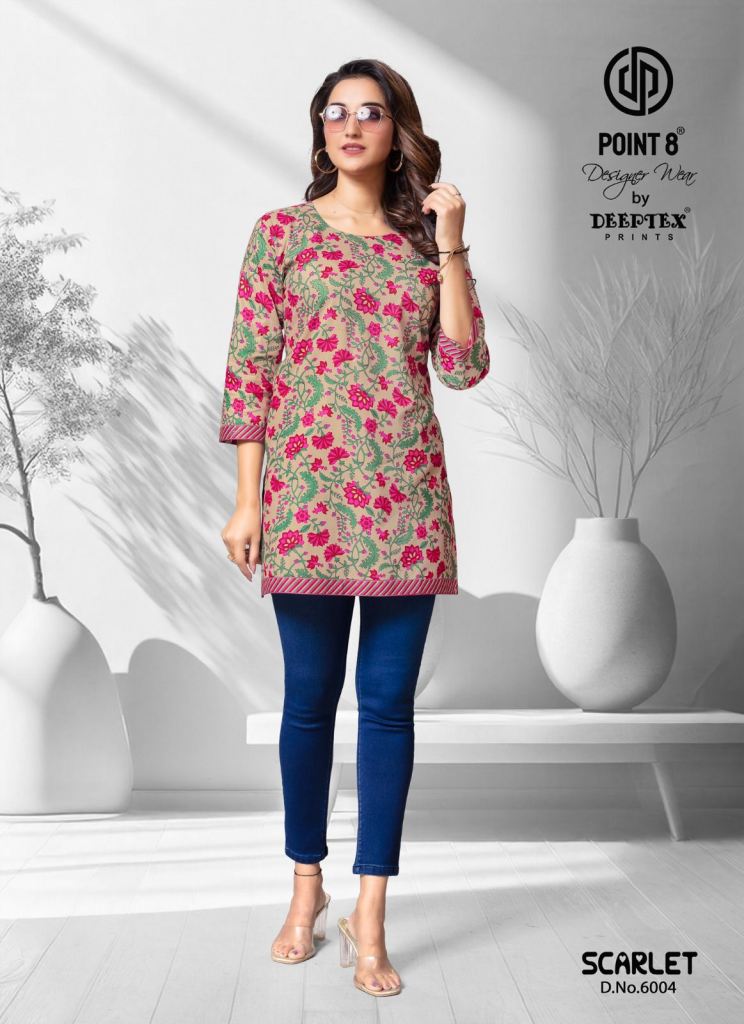 Deeptex Scarlet Vol 6 Short Kurti