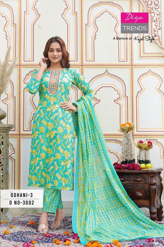 Diya Trends  Odhani Vol 3 Kurti