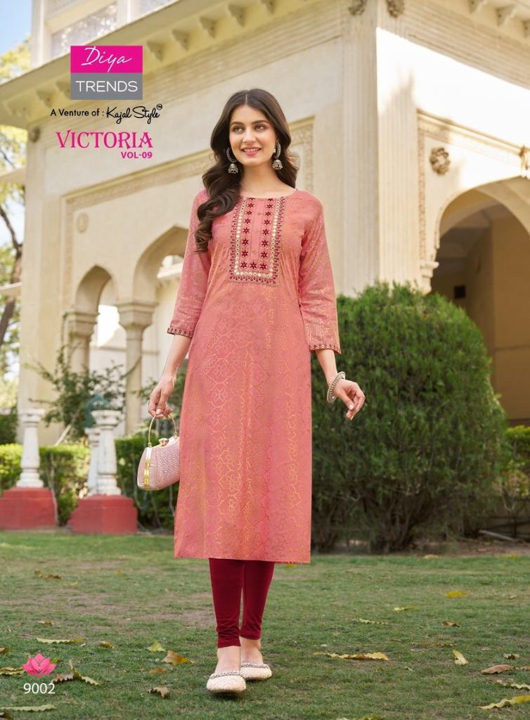 Diya Trends Victoria Vol 9 Kurti 