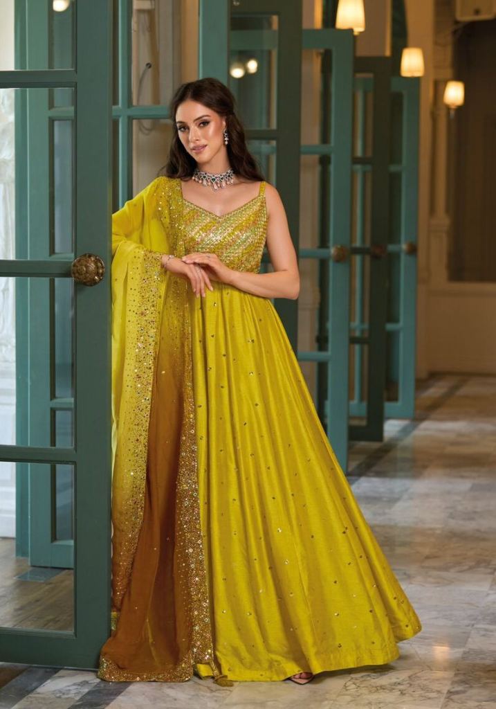 Eba Arisha Gown With Dupatta