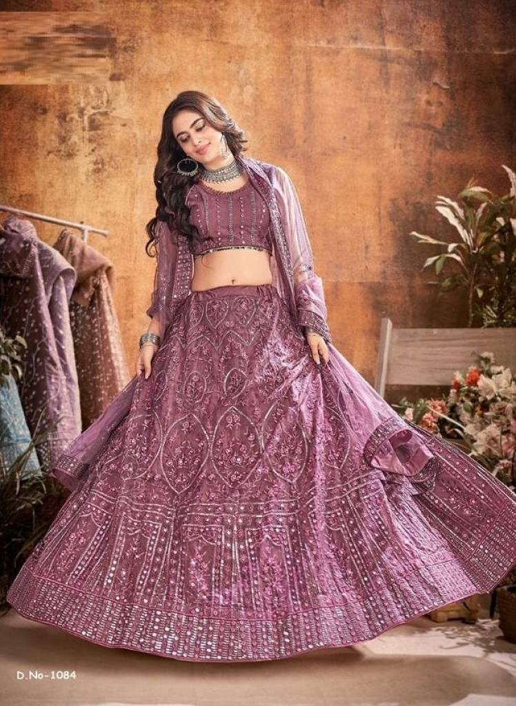 Designer Fancy Party Wear Lehenga Satin With Sequence Work Semi Stitched -  shreematee - 3934988