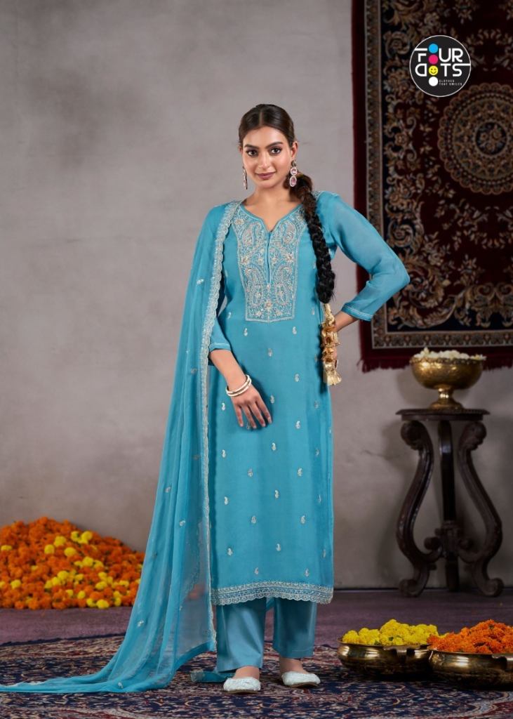 Four Dots Roop Designer Dress Material