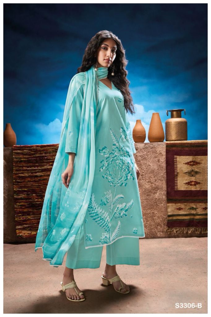 Ganga Natalia Printed Salwar Suit