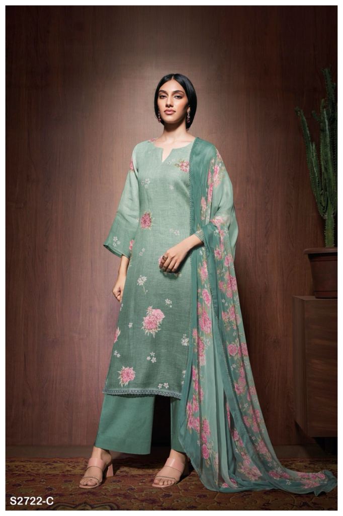 Ganga Shanviika Printed Salwar Suit