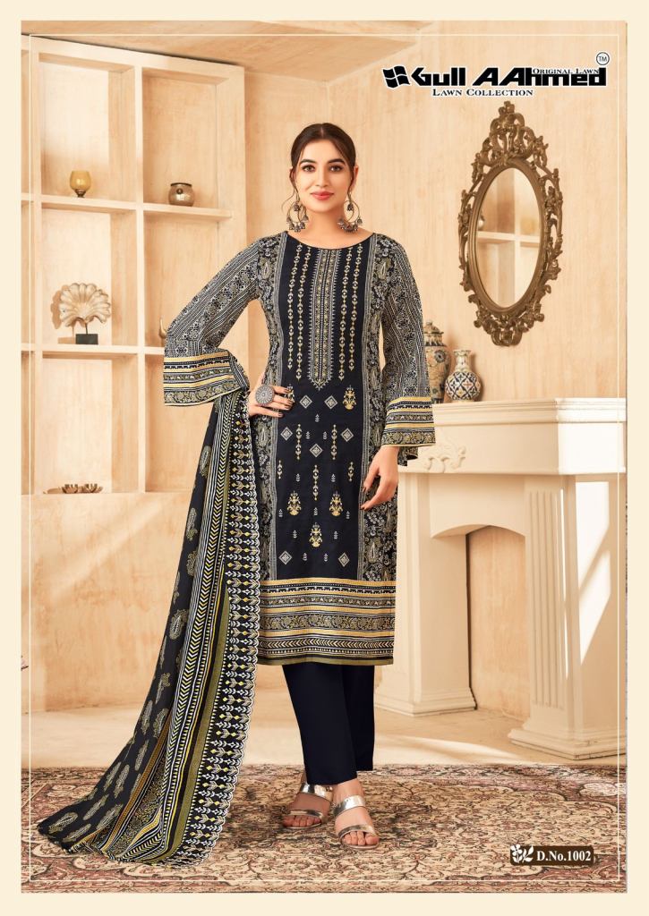 Gull A Ahmed Farasha Vol 01 Dress Material