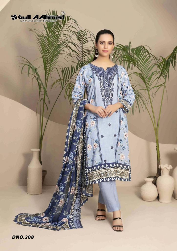 Gull A Ahmed Lawn Vol 24 Dress Material