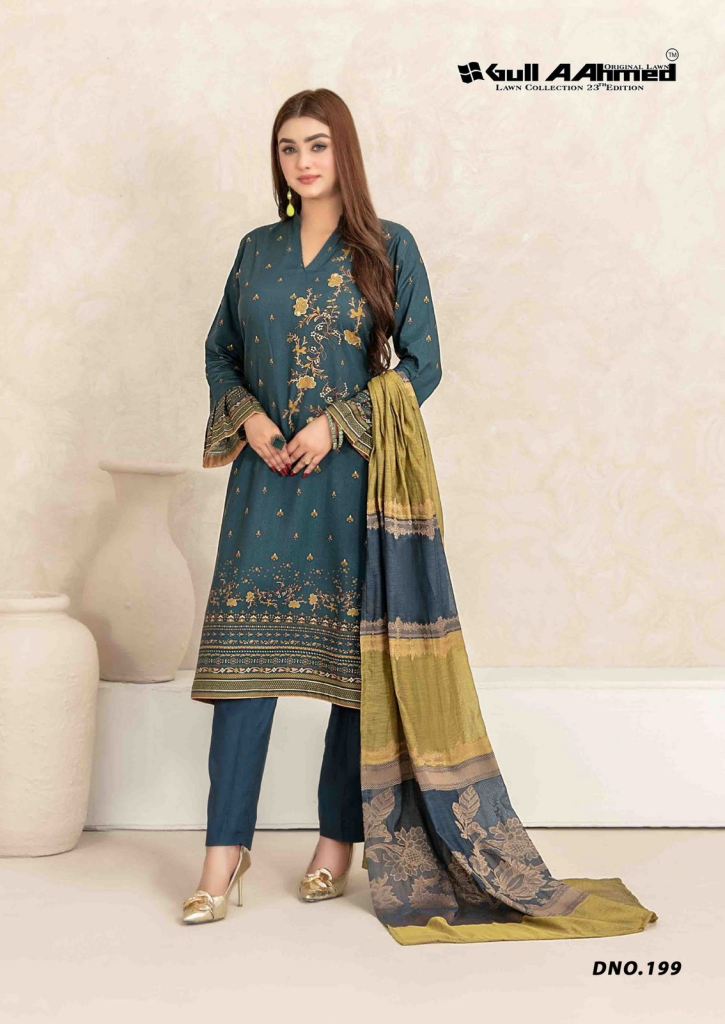 Gull Aahmed Lawn Vol 23 Dress Material