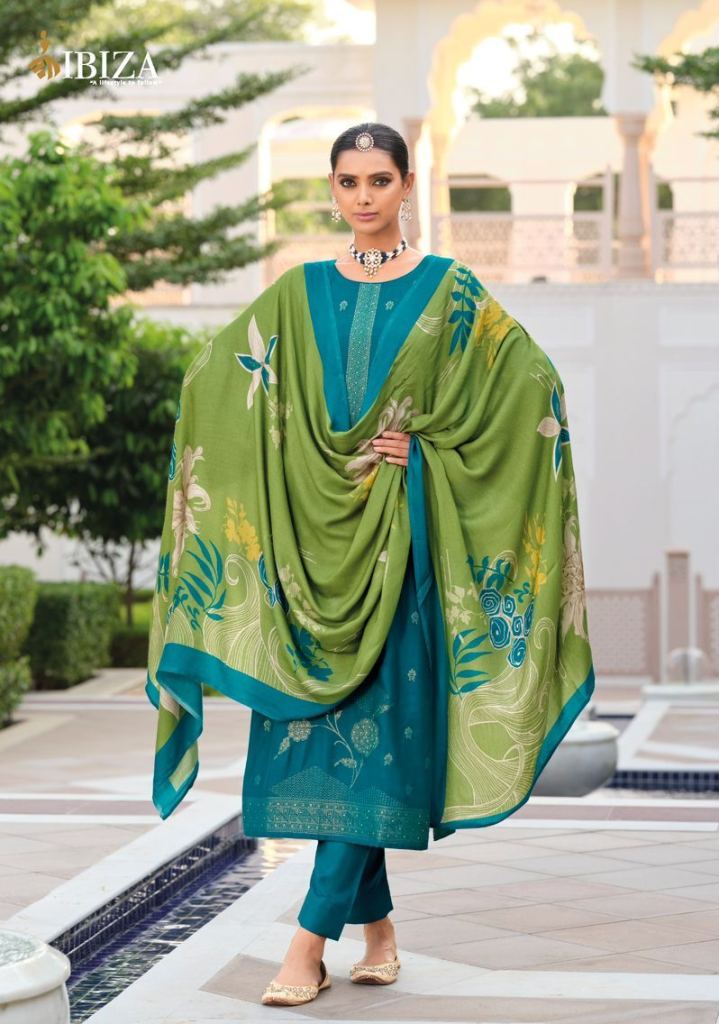 Ibiza Khayaal Pashmina Pakistani designer suits