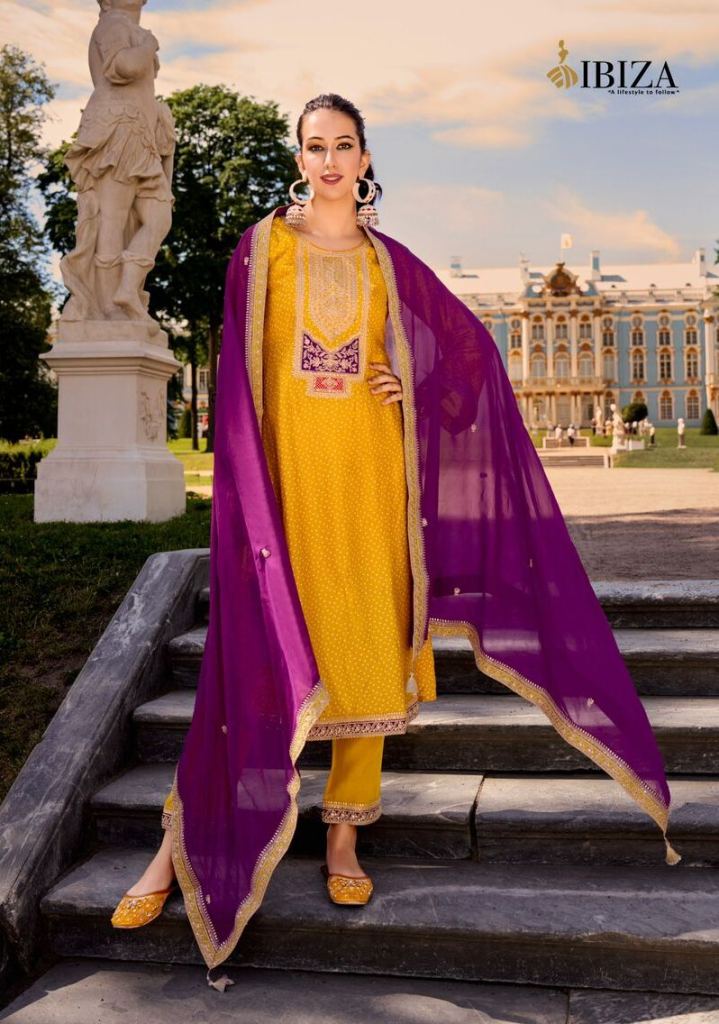 Ibiza Rang Bandhej Salwar Kameez