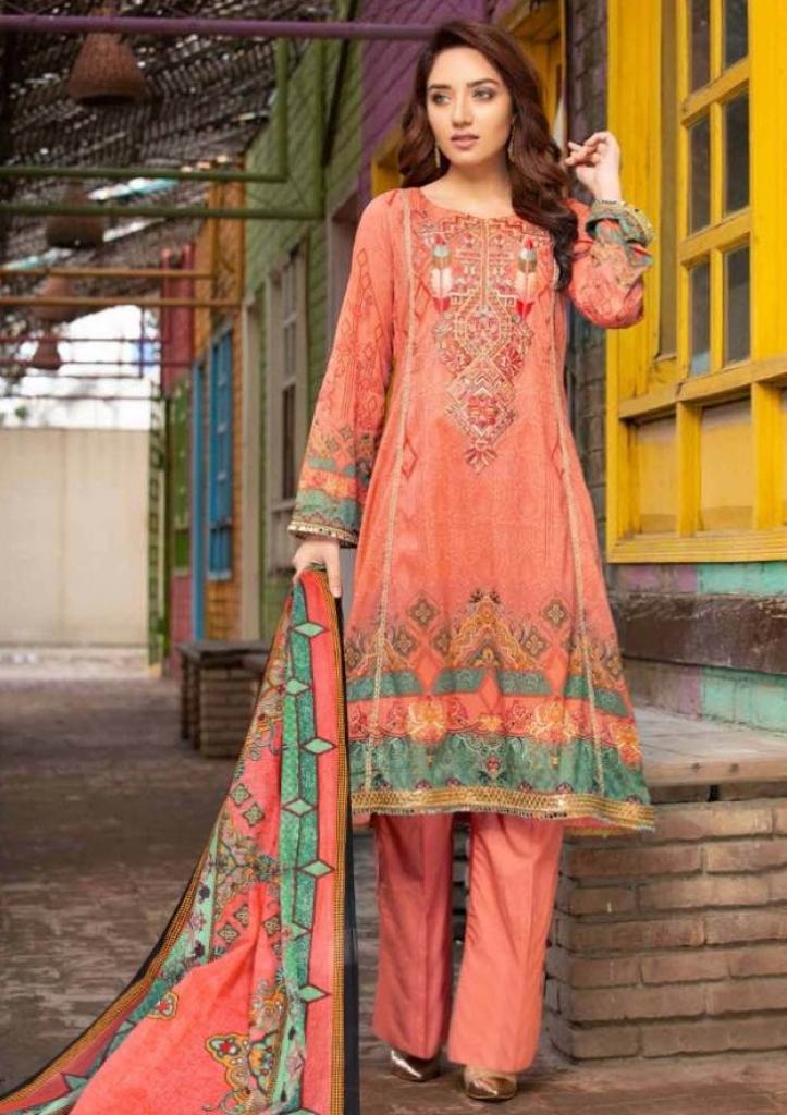 Iris vol 5 Karachi Dress Material,this catalog fabric is cotton printed ...