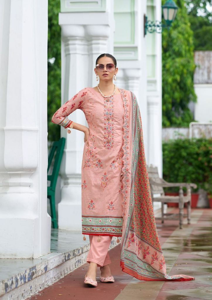 Jihan Bin Saeed Vol 15 Printed Dress Material