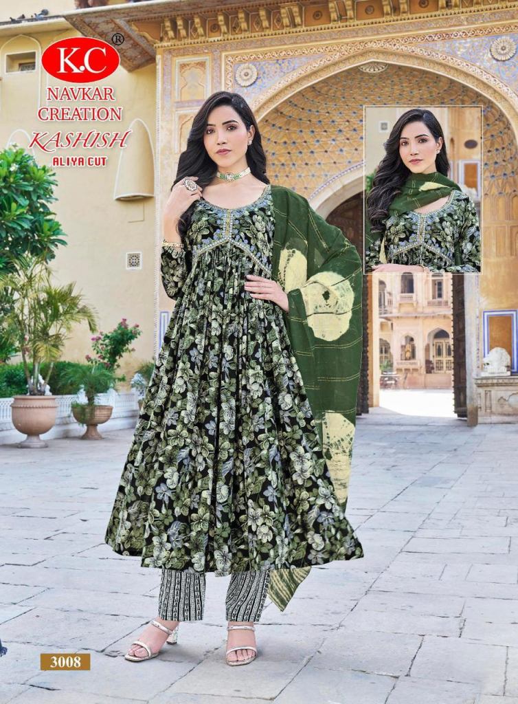 KC Kashish Vol 3 Kurti Bottom With Dupatta