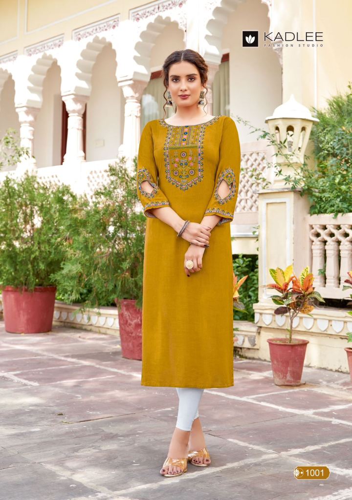 Kadlee Aaisha Rayon Fancy Kurti