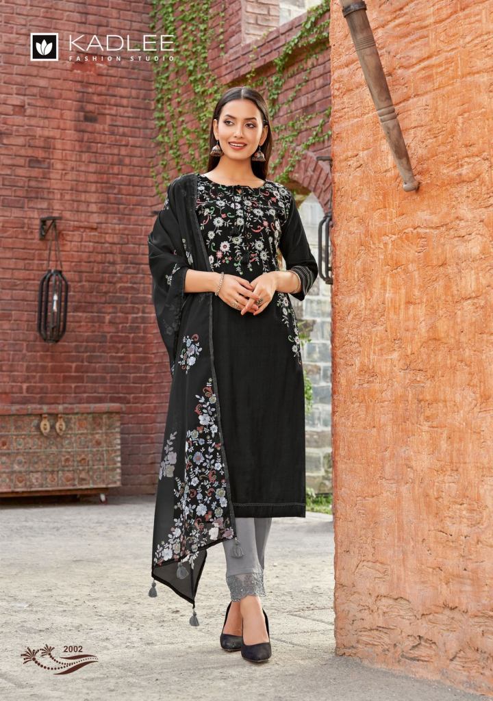 Kadlee Shivani Kurti Bottom With Dupatta