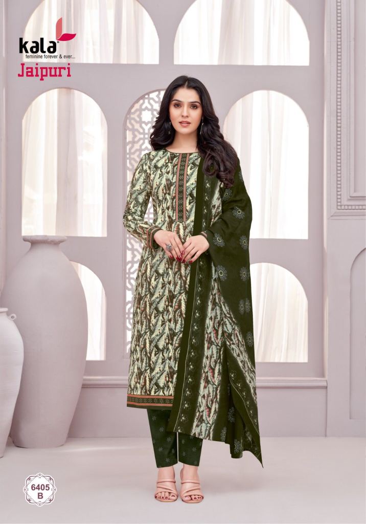 Kala Jaipuri Vol 6 Dress Material