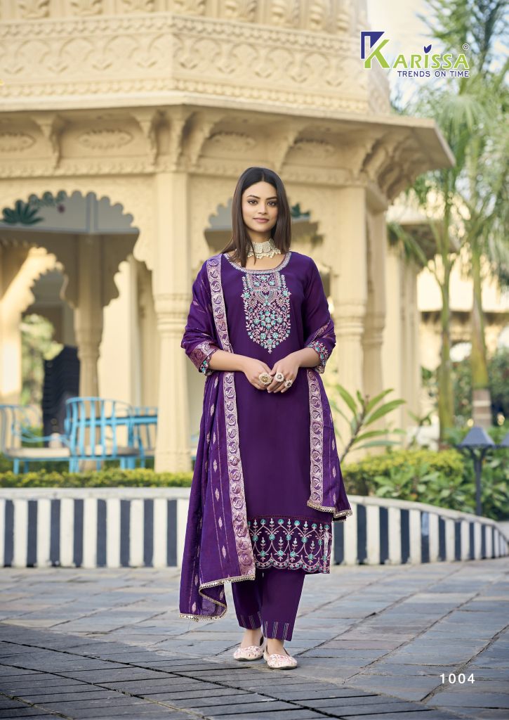 Karissa Razia Kurti Bottom With Dupatta 