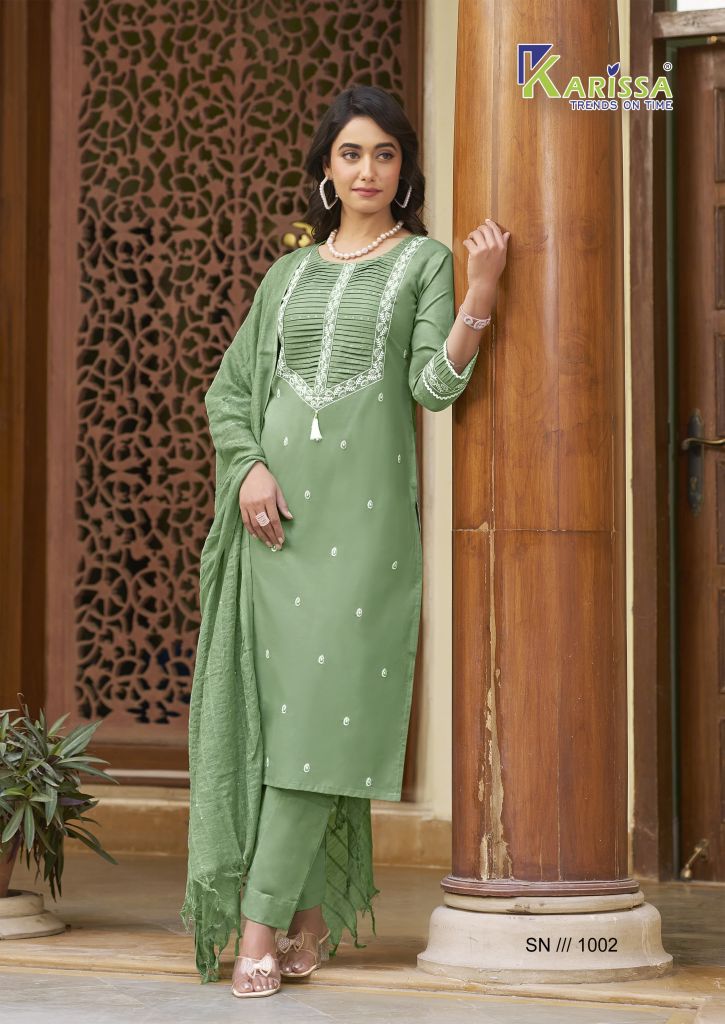 Karissa Samaira Kurti Bottom With Dupatta