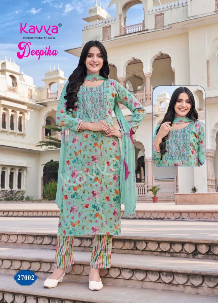 Kavya Deepika Vol 27 Kurti Bottom With Dupatta