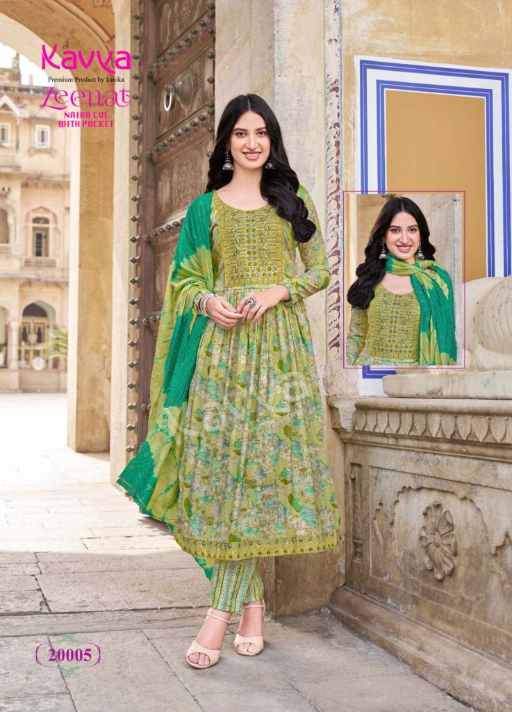 Kavya Zeenat Vol 20 Kurti Bottom With Dupatta