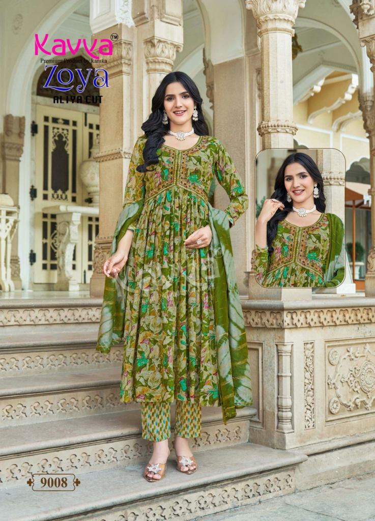 Kavya Zoya Vol 9 Printed Kurti exporters in Surat