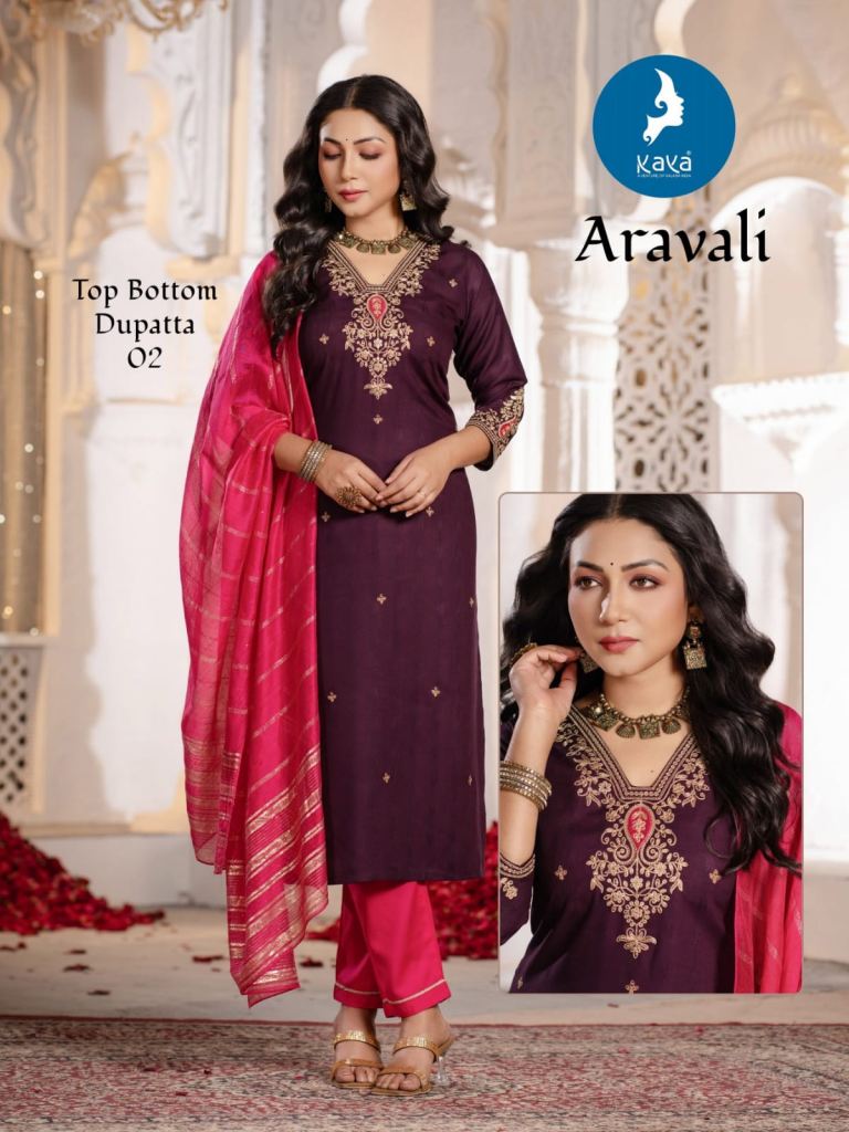 Kaya Aravali Kurti Bottom With Dupatta