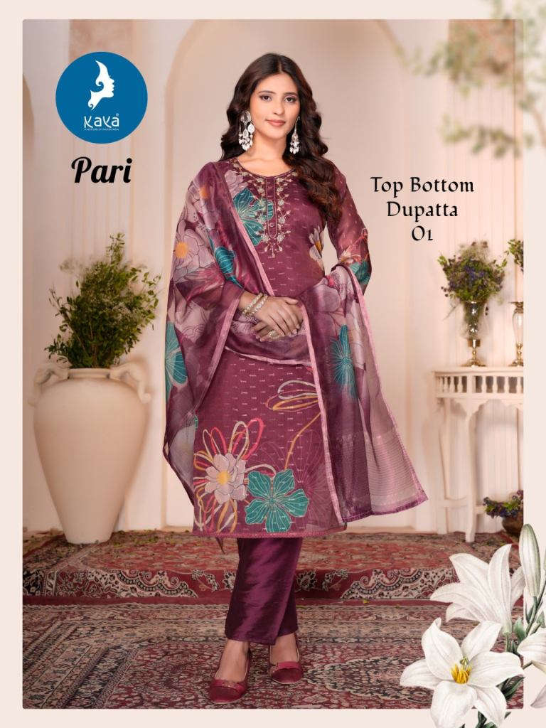 Kaya Pari Kurti Bottom With Dupatta