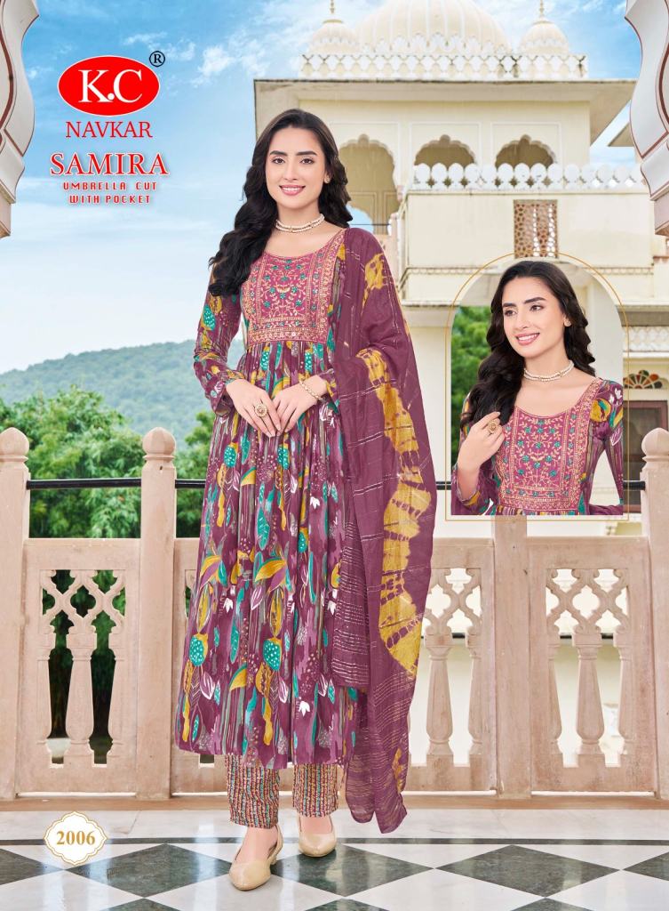 Kc Samira Vol 2 Kurti Bottom With Dupatta