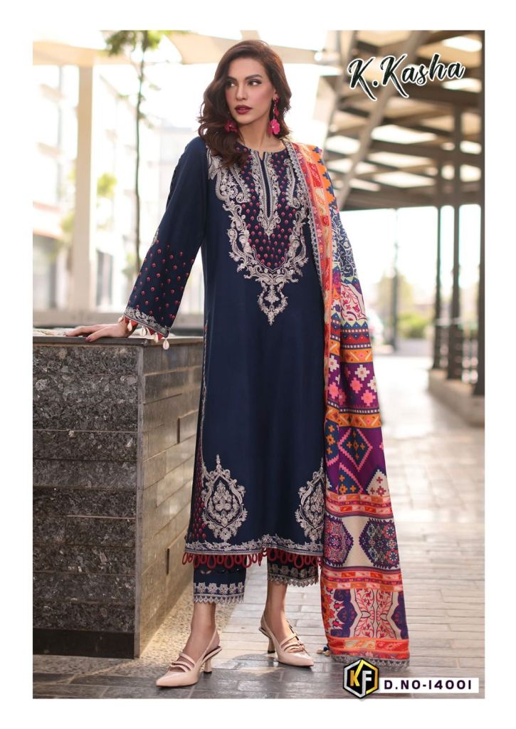 Keval K Kasha Vol 14  Dress Material