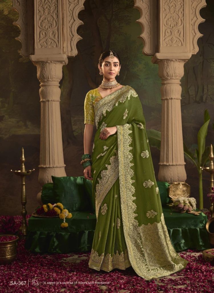 Kimora Sindhuri Raas Designer Saree 