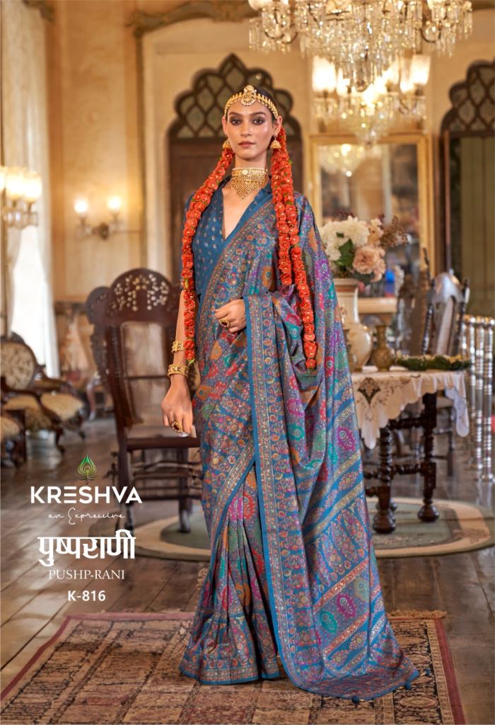 Kreshva Pushp Rani Printed Saree