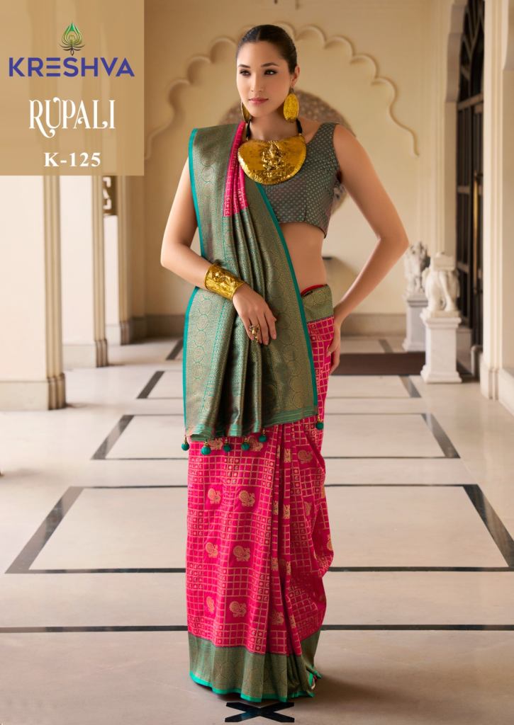 Kreshva Rupali Banarasi Silk Saree