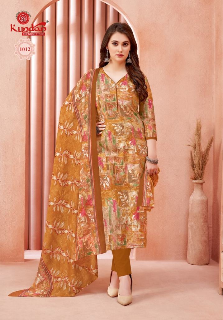 Kundan Pashmina Gold Vol 1 Dress Material