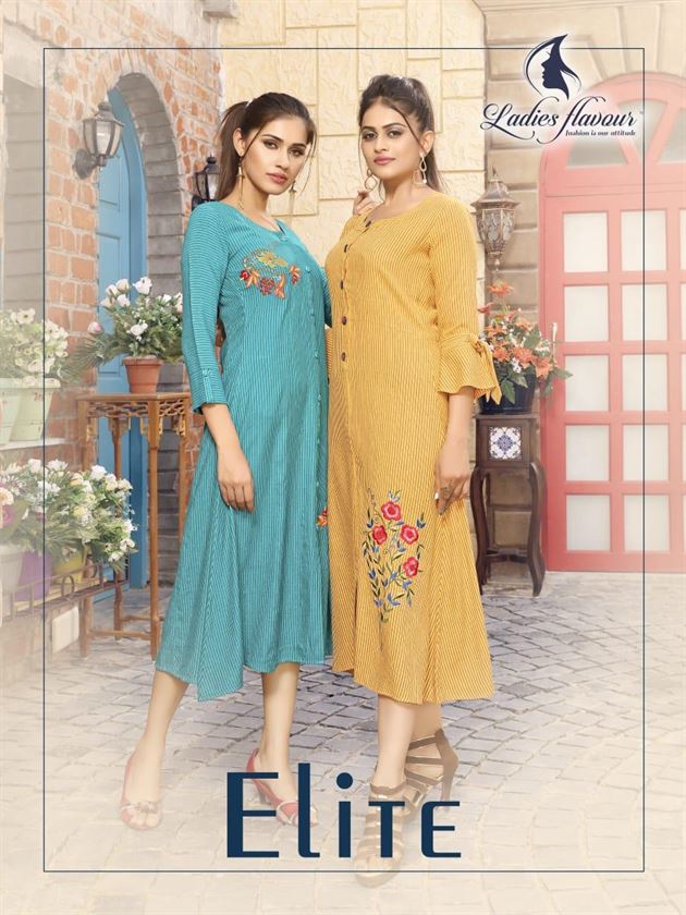 50 Long Kurti Designs for You to be the TRENDSETTER! - LooksGud.com