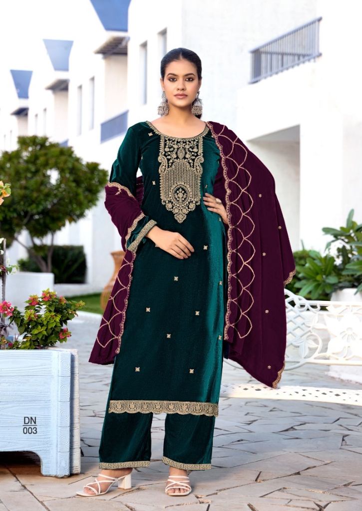 Levisha Kashida Designer Salwar Kameez