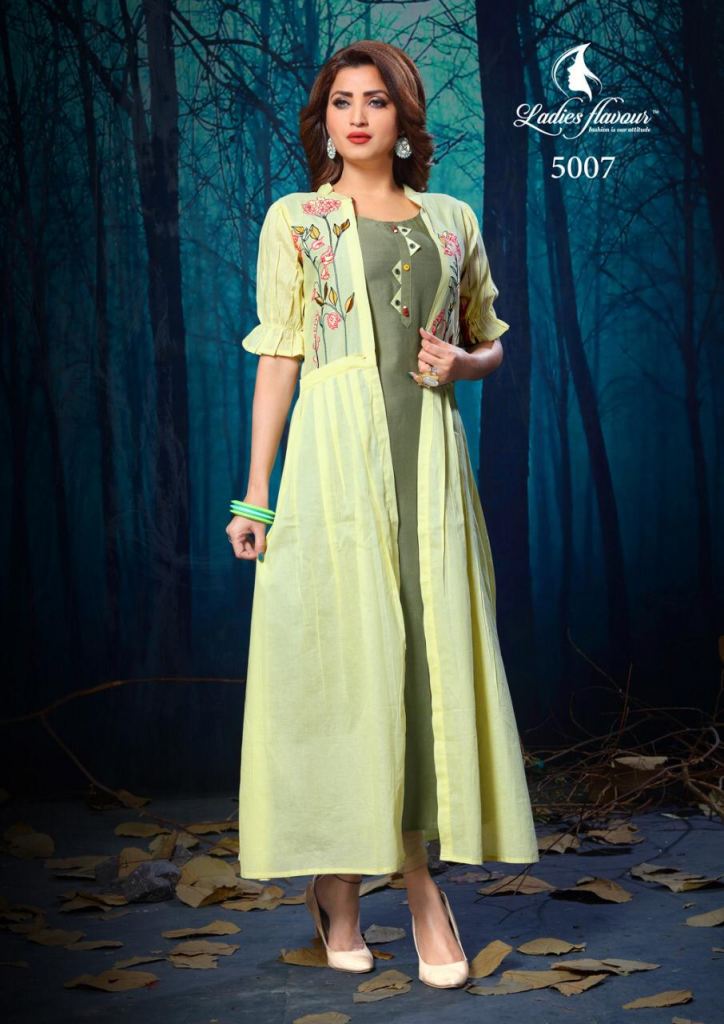 Ladies kurti sale with shrug