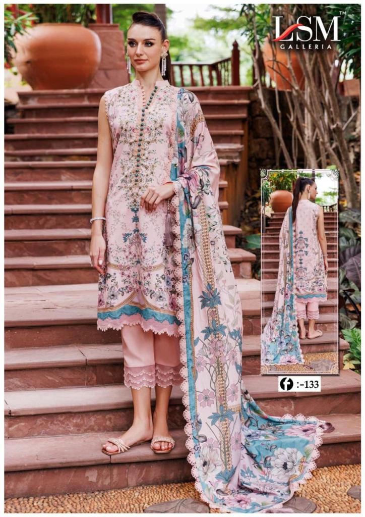 Lsm Firdous Queen Vol 13 Dress Material