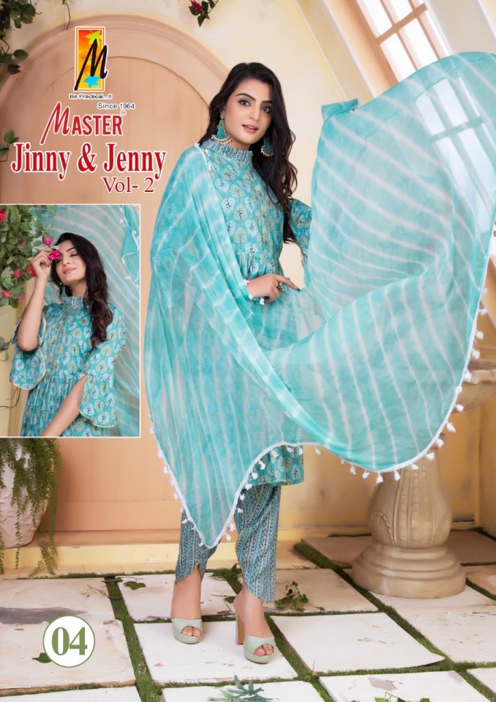 Master Jinny And Jenny Vol 2 Tunic Style Ready Made Collection