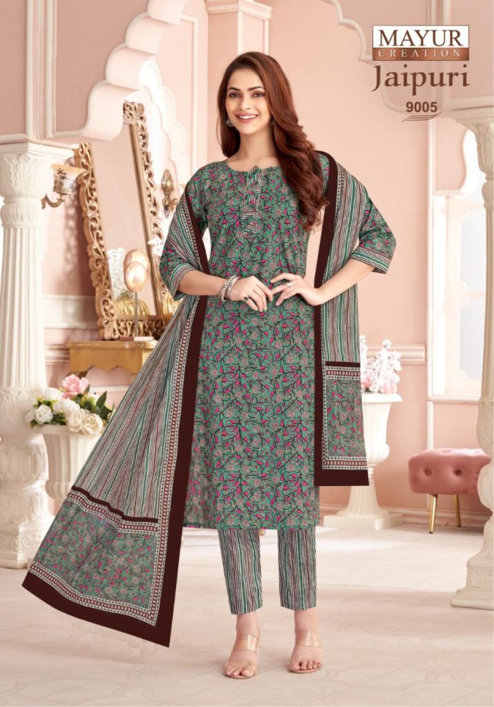 Mayur Jaipuri Vol 9 Dress material manufacturers in Ahmedabad