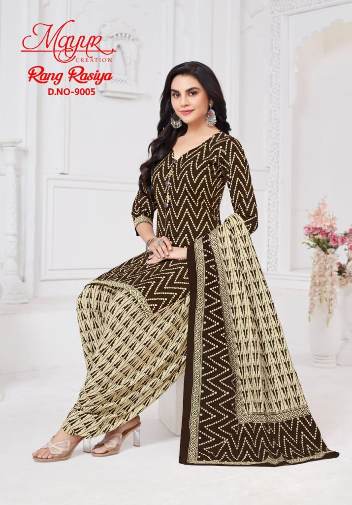 Mayur Rang Rasiya Vol 9 Dress Material