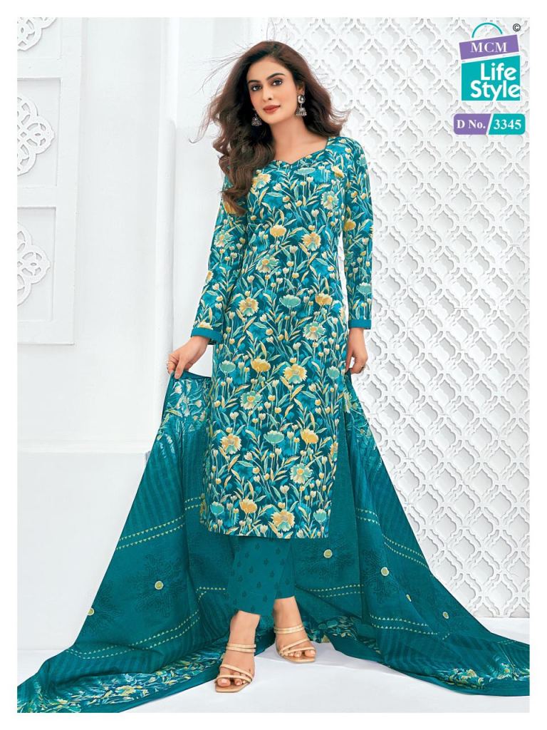 Mcm Priyalaxmi Vol 33 Printed Dress Material