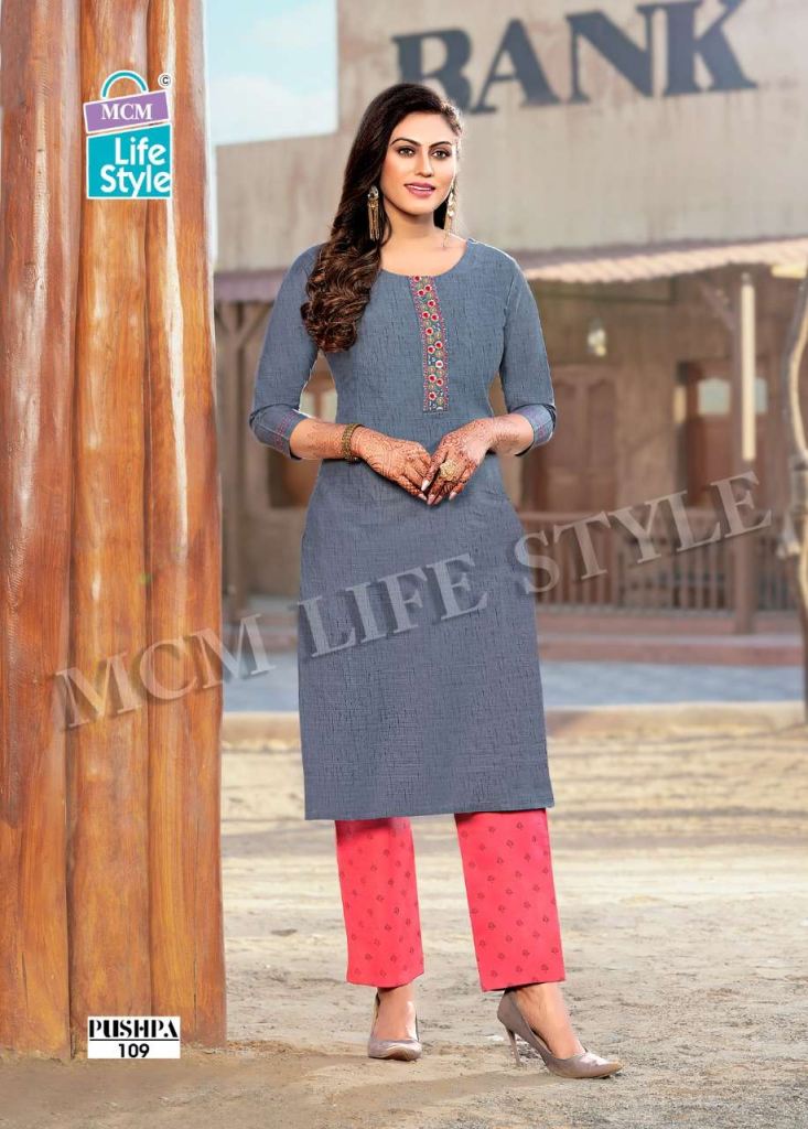 Mcm Pushpa Printed Kurti 