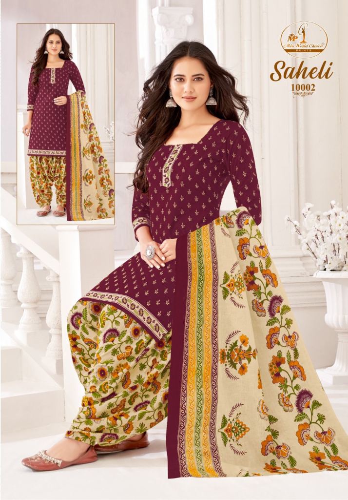 Miss World Saheli Vol 10 Dress Material