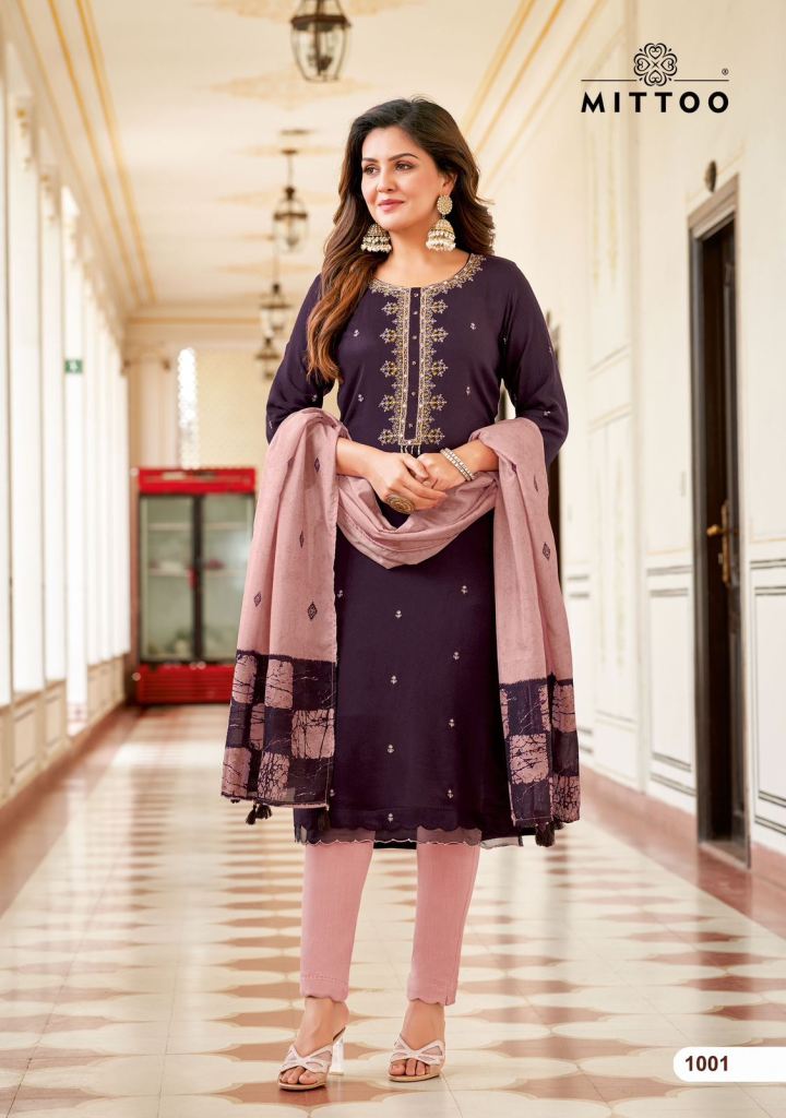 Mittoo Apsara Kurti Bottom With Dupatta