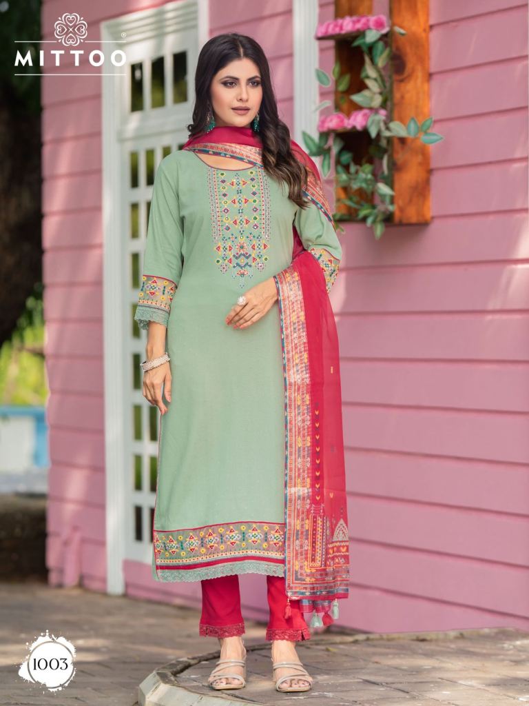 Mittoo Kaaina Kurti Bottom With Dupatta