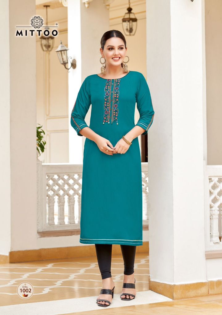 Mittoo Riona Rayon Fancy Kurti