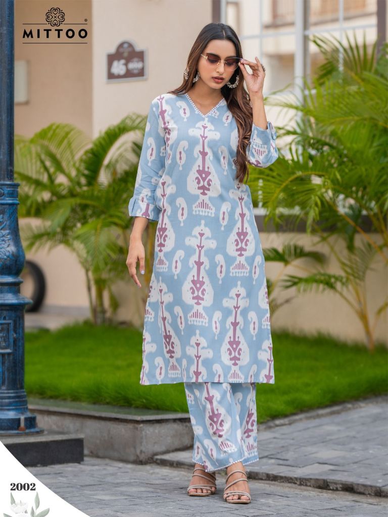 Mittoo Sulekha Printed Kurti With Bottom