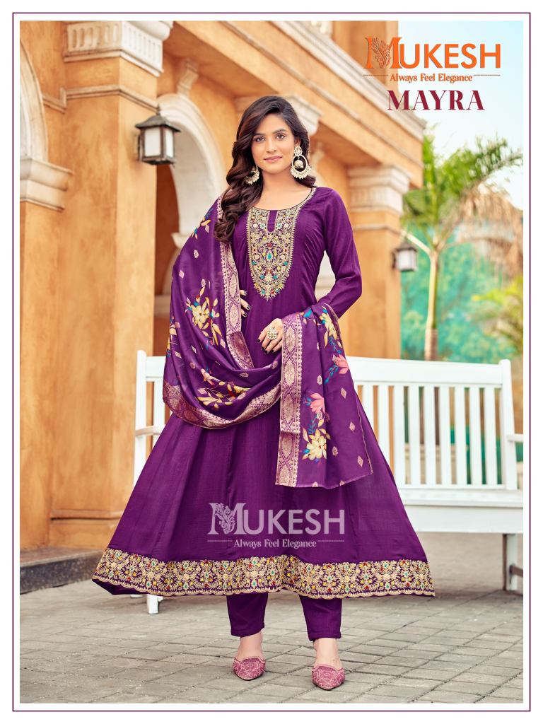 Mukesh Mayra Top Bottom With Dupatta