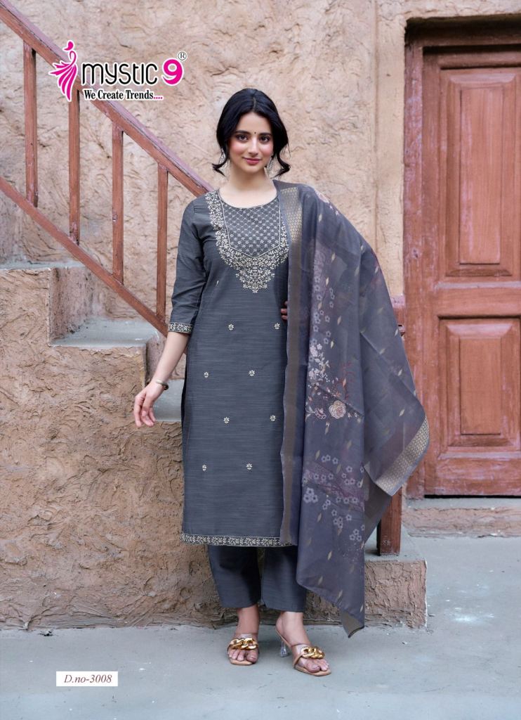 Mystic 9 Fiza Vol 3 Kurti Bottom With Dupatta