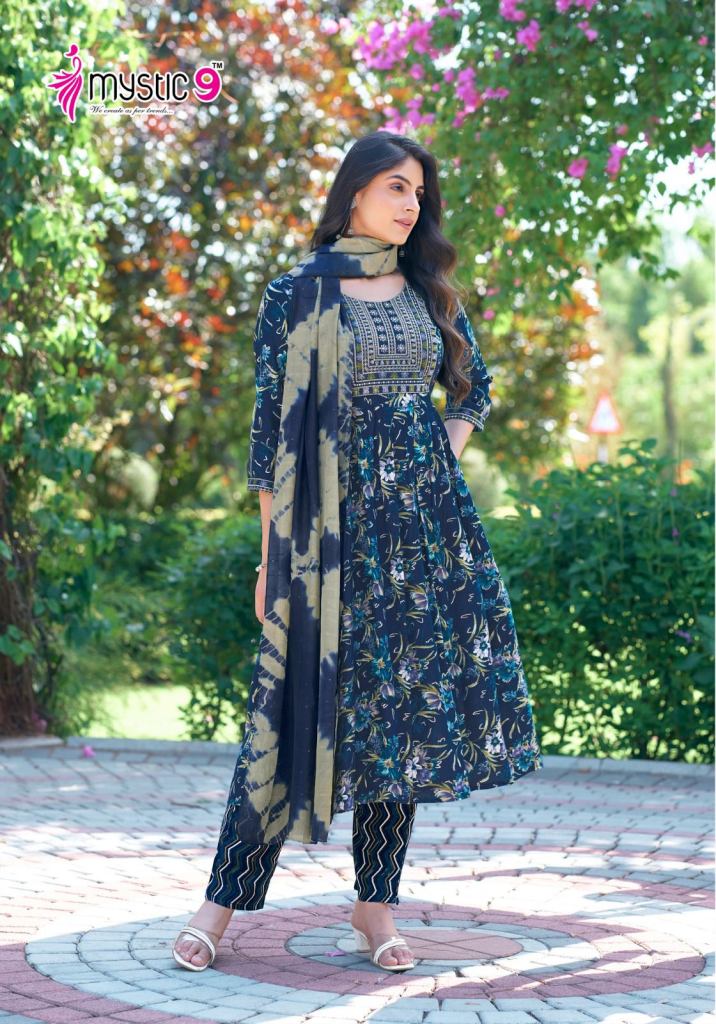 Mystic 9 Shanaya Vol 03 Kurti Bottom With Dupatta